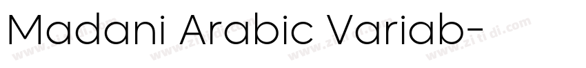 Madani Arabic Variab字体转换